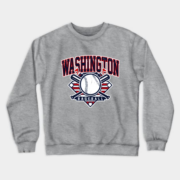 Vintage Washington Baseball Crewneck Sweatshirt by funandgames
